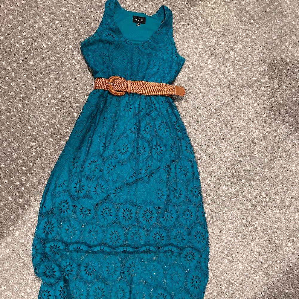 Long, fun Maxi dress w/layers